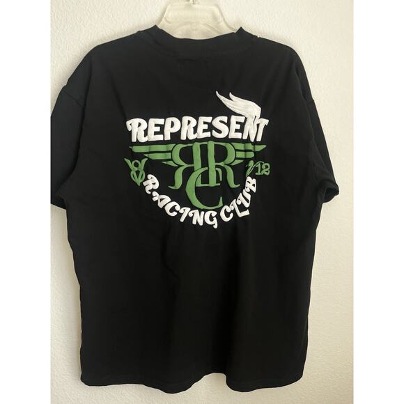Represent Racing Club Black T-Shirt Size X-Large | Streetwear Graphic Tee - Picture 3 of 11
